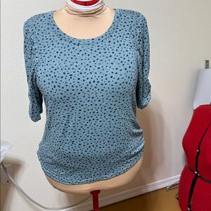 Democracy Blue and Pink Polka Dot Garment